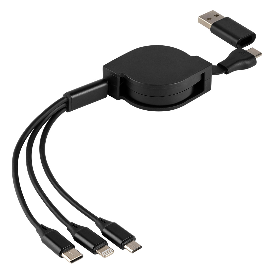 USB / Type-C kabl za punjenje i prenos podataka, 6 u 1, 60W